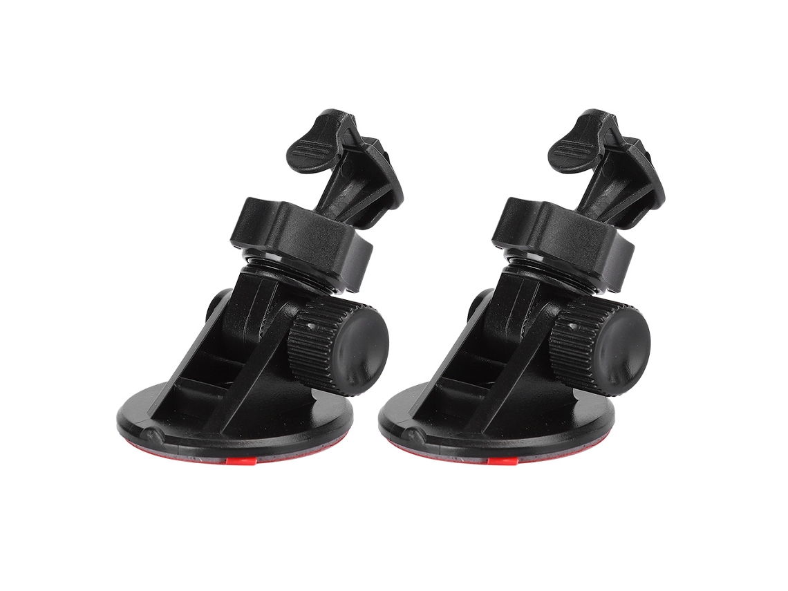 Suporte Para Gravador De Dados Automotivo Mini Ajustável 360° Com Fita Adesiva Dupla Face 2pcs 40mm