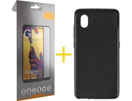 Carcasa + Protector Alcatel 1B 2020 SKYHE Lisa Negro 84226