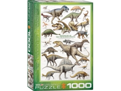 Puzzles EUROGRAPHICS Dinosaurs of the Cretaceous Period 1000 pcs (1000 piezas)