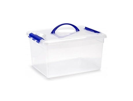 Caja de Almacenamiento PLASTIC FORTE Transparente de 12L
