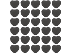 Pompón de uñas en forma de corazón - Pompón magnético con base KOFIHETY