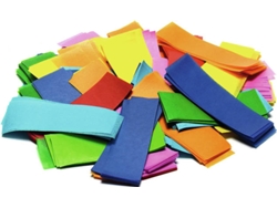 Confeti TCM 55x18 mm, Multicolor, 1kg