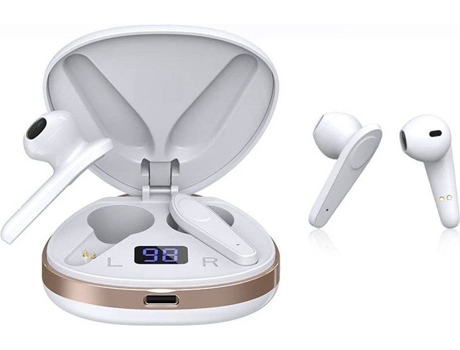 Auriculares CHRONUS X191224 (In Ear - Micrófono - Noise Canceling - Blanco)