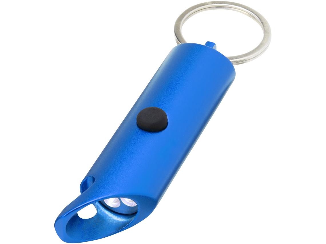 Luz Led Ipx De Aluminio Reciclado Y Abrebotellas Con Llavero "flare"