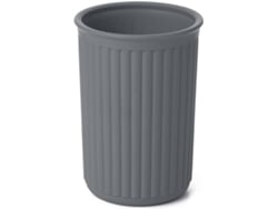 Vaso Porta Cepillos TATAY Baobab (Gris - Plástico - 7.6 x 7.6 x 11 cm)