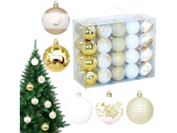 Bolas De Decoración Navideña, 40 Piezas De Adornos Colgantes Para Fiestas | Decoraciones Para