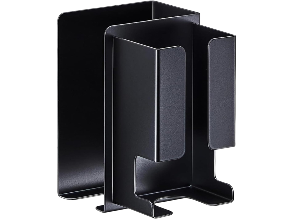 Soporte para plancha de pelo, organizador de pared adhesivo, soporte para secador de pelo, para baño y hogar.
