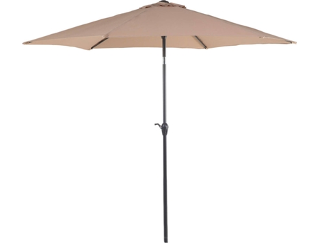 Sombrilla de jardín de poliéster beige arena 270 cm BELIANI Varese