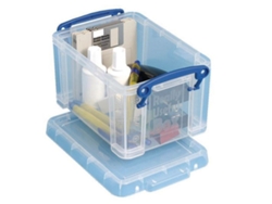 Caja REALLY USEFUL BOXES 1.6C (Transparente - 13.5x19.5cm - Rectangular - 1.6L)