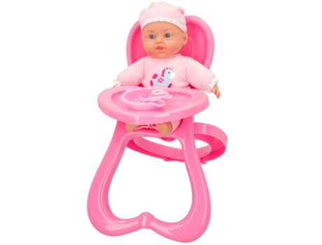 Muñeco CB TOYS blandito con trona (22x33x34x34 cm)