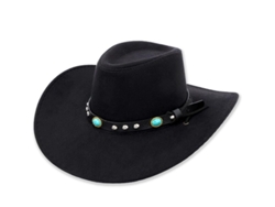 Sombrero de Vaquero con cinturón negro adulto