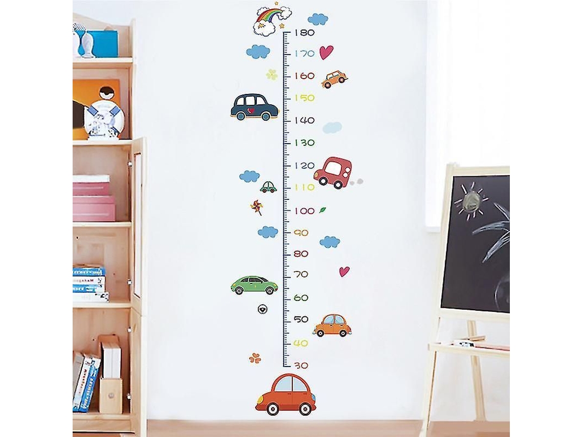 Adhesivo De Pared Para Medir La Altura De Los Niños - Diseño Decorativo De Dibujos Animados Para La Habitación Infantil