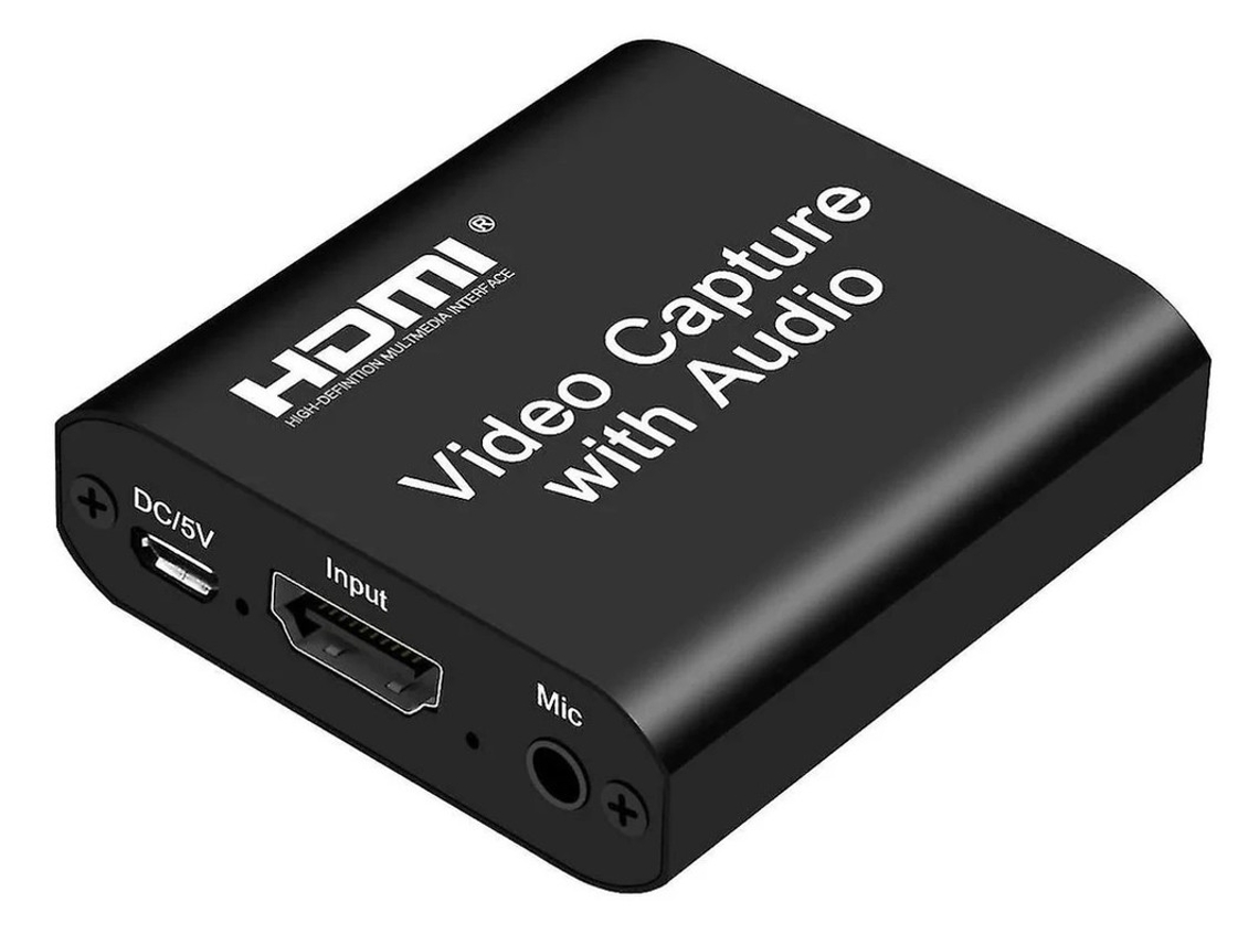 Tarjeta de captura de audio y video HDMI con salida de bucle USB 2.0 4k HD 1080p 60 fps Transmisión en vivo para PS3/Ps4 Xbox Yizhood