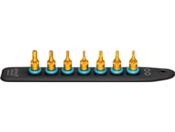 HAZET Smartrail Con 7 Ranuras 8500-Sr/7 Cuadrado Hueco 1/4 Pulgadas 6 3 Mm Perfil Torx Interior Perfil de Hexágono Interior T30 T20 T25