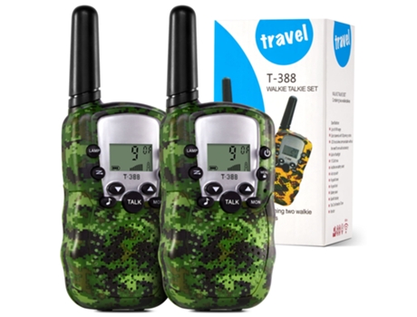 Walkie Talkies Para Niños, Radio De 2 Vías Para Niños Y Niñas De 3 A 15 Años, Paquete De 2 VENISYMLIS