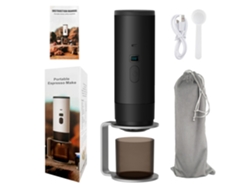 Cafetera Espresso Portátil Inalámbrica, Incluye Soporte Y Bolsa De Almacenamiento (negra). Czhhmart
