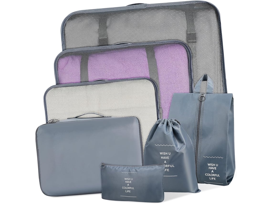 Organizador De Viagem: Sacos Para Mala, Necessaires E Capas Para Roupas