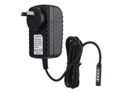 Cargador de tableta con adaptador de corriente de 12 V y 2 A para Microsoft Surface RT/RT2, color negro y dorado