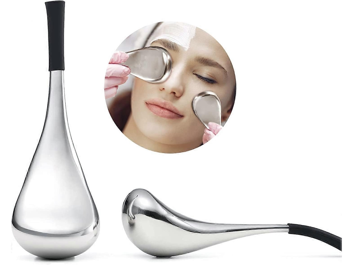 Palos De Crioterapia De Acero Inoxidable Para Masaje Facial Roller Frío Antienvejecimiento Contra Hinchazón Ojos Cuello