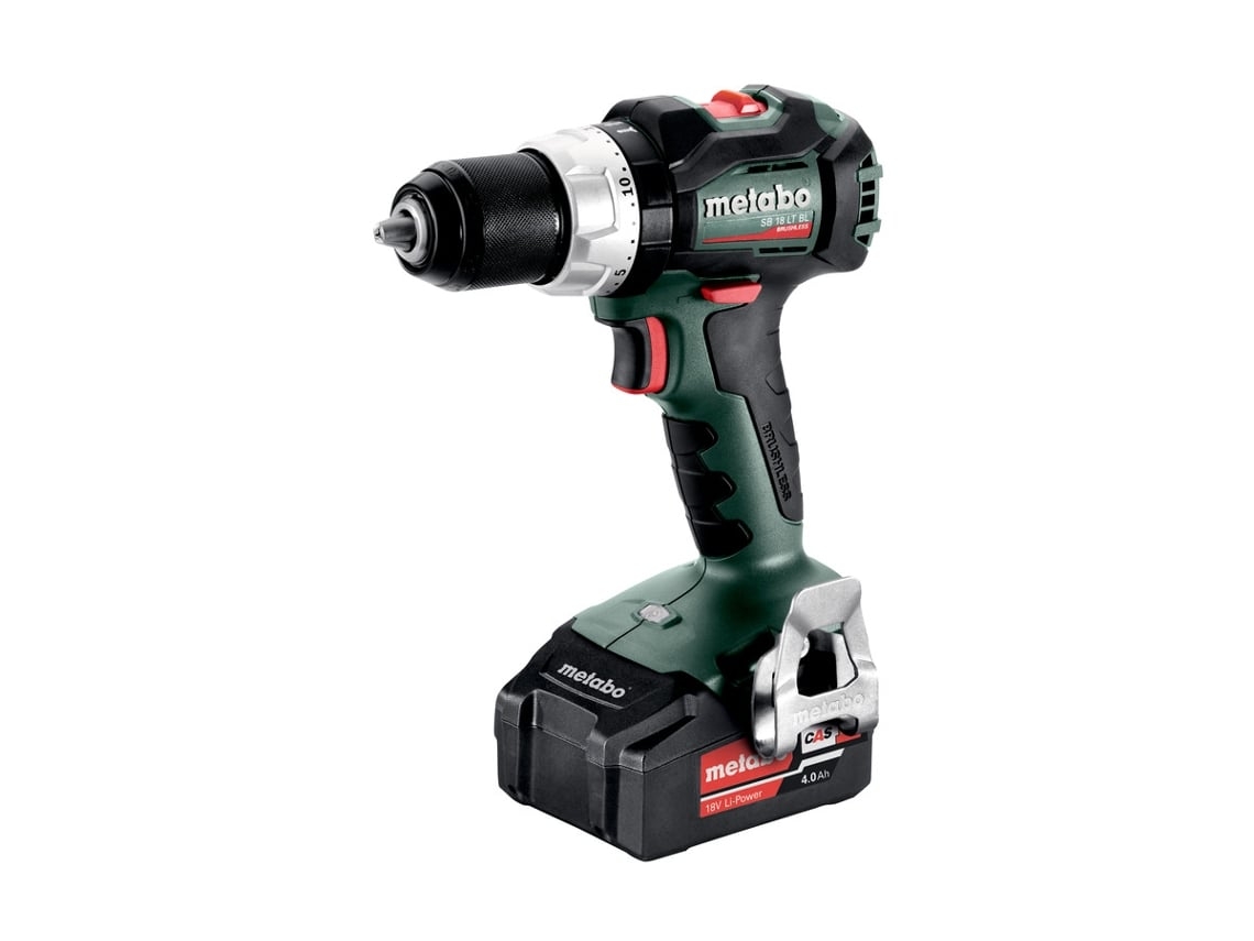 METABO SB 18 LT BL Taladro atornillador de percusión de batería/18V 2x Ion de litio; Cargador ASC 55; METABOX 145