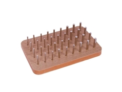 Tablero Madera 36 Agujeros Destreza Manual Tablón Rehabilitación Mano Pinos 4/6/8mm