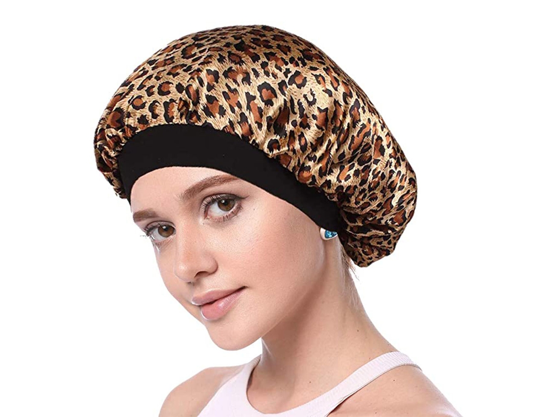 Toalla JEIIBRZUI Gorro Satén Capa Elástico Multicolor (Talla Única)