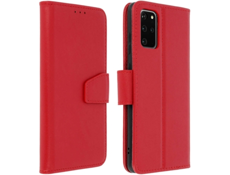Funda Samsung Galaxy S20 Plus AVIZAR Tarjetero Rojo
