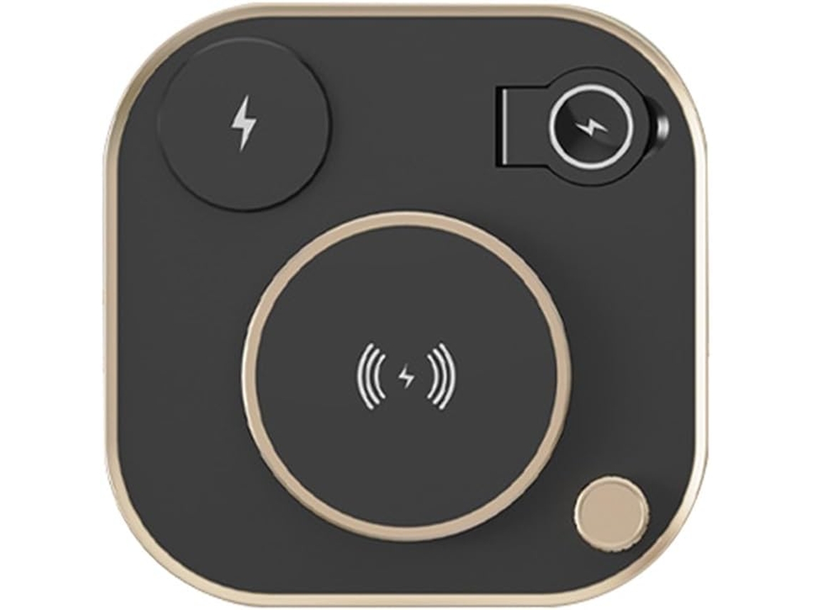Cargador Magnético Plegable Multifuncional, Lámpara, Teléfono Móvil, Reloj, Auriculares, Escritorio, 15 Wc