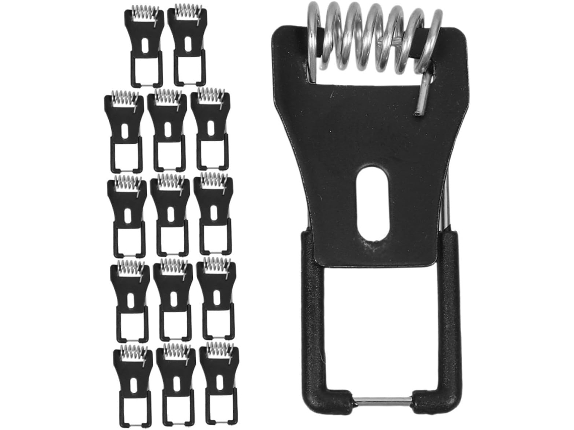 Paquete De 15 Clips De Resorte Metálicos Para Focos Empotrables - Accesorios De Fijación