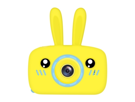 Cámara de Video SLOWMOOSE Full HD 1080P para Niños Amarillo Sin Tarjeta