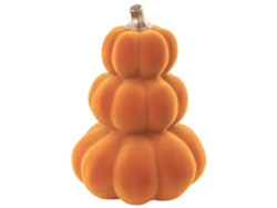 Figura de cerámica/terciopelo naranja/dorado 33 cm KALAMATA