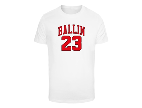 Camiseta MISTER TEE Ballin Blanco (XS)