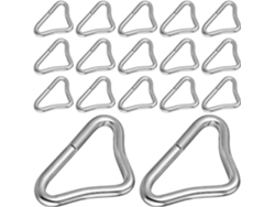 90 piezas de repuesto para aros triangulares de trampolín, fabricadas en acero.
