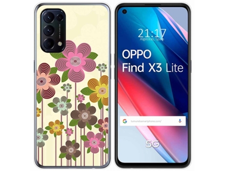 Carcasa Oppo Find X3 Lite TUMUNDOSMARTPHONE Dibujos Multicolor