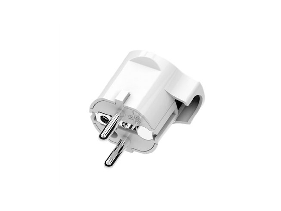 Clavija de enchufe ultrafina GSC de 4,8 mm, color blanco