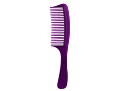 Vlrla-portátil Wide Tooth Oil Cabelo Styling Comb - Purple