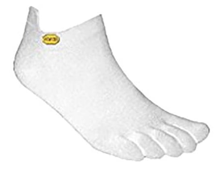 Calcetines para Hombre VIBRAM FIVEFINGERS Athletic No Show Blanco para Montaña (EU 42 - 45)