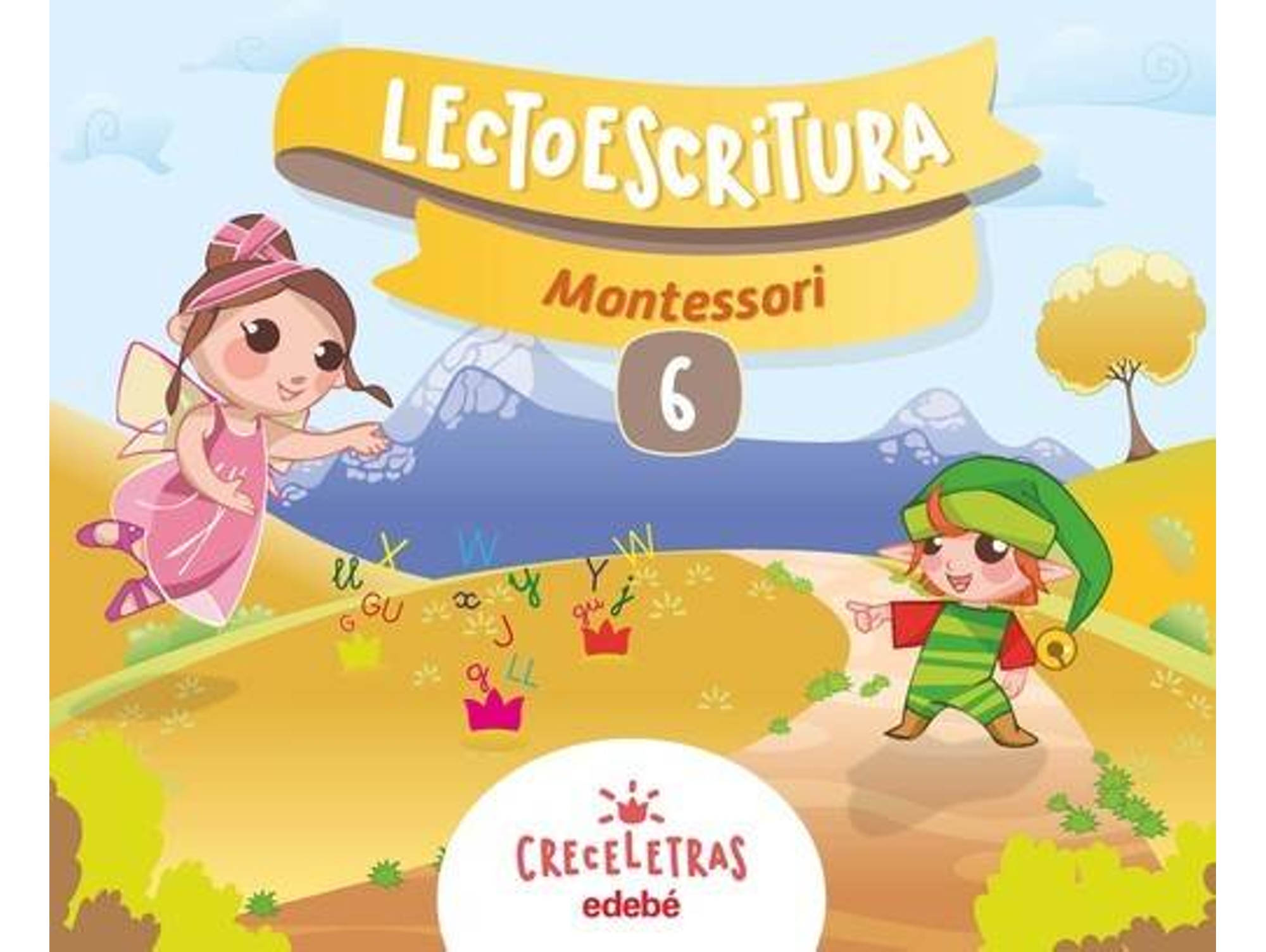 Libro Cuaderno Lectoescritura 6 Pauta Montessori (Español)