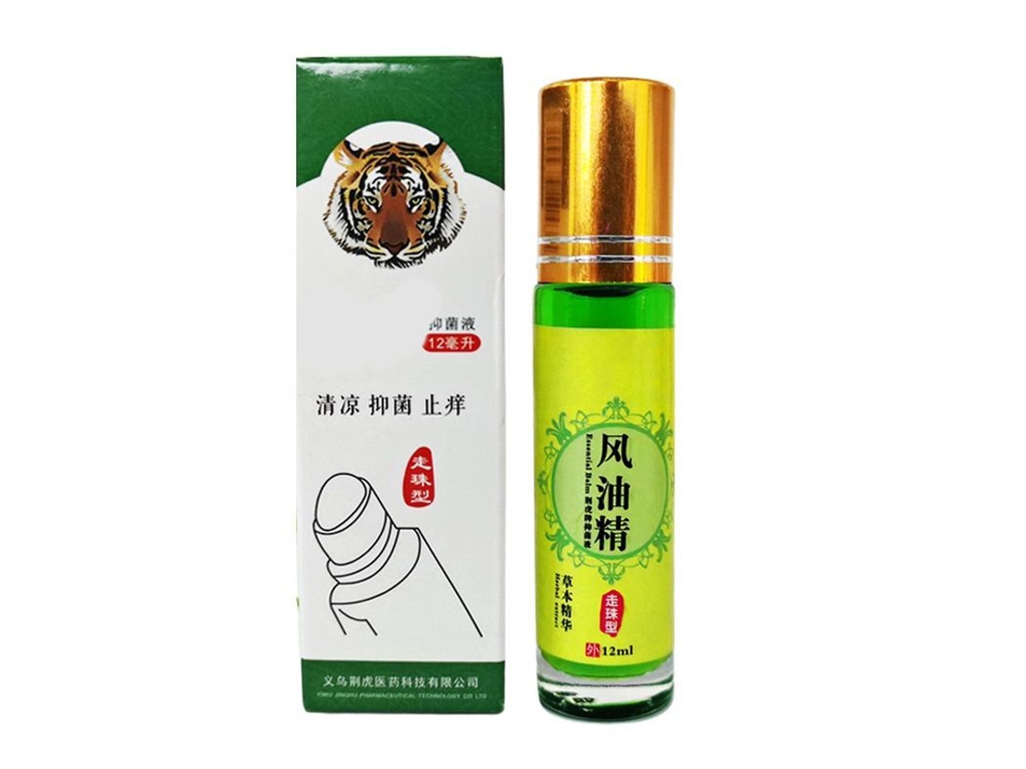 Bálsamo Esencial Tiger Roll-on 12/15ml Repelente De Mosquitos Alivio Rápido De La Picazón