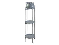 Soporte para plantas Altena 3 niveles metal 95x27x27cm - Gris [EN.CASA]