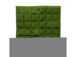 Bolsa de cultivo para jardín vertical con 36 bolsillos, diseño ecológico para exteriores.