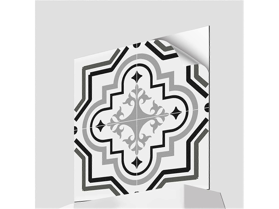 Rebe-stickers De Piso De Baldosas Tradicionales Autoadhesivos Pe Espuma 3d Impermeables 5 Piezas 30x30cm
