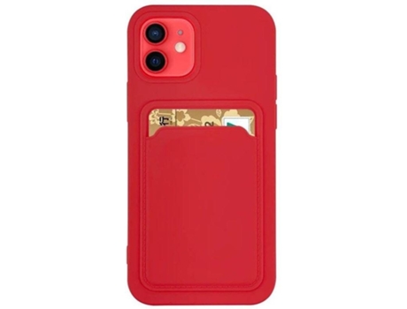 Carcasa Xiaomi Redmi Note 9 LMOBILE Porta Tarjeta Rojo