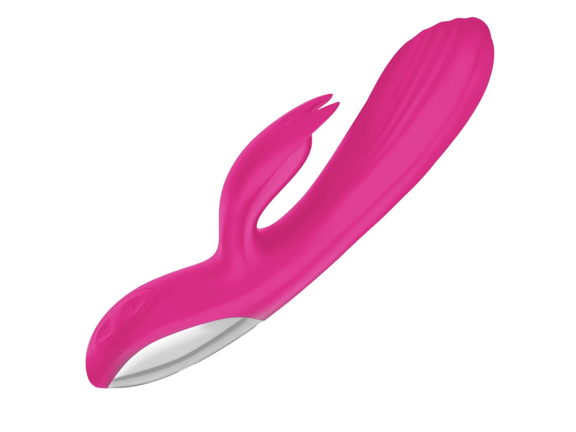 Vibrador De Masaje Impermeable De Doble Cabeza De 10 Frecuencias Para Mujeres (rosa) Yizhood