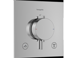 Termostato empotrado Hansgrohe Ecostat Comfort para 2 usuarios, 33711000, color cromo