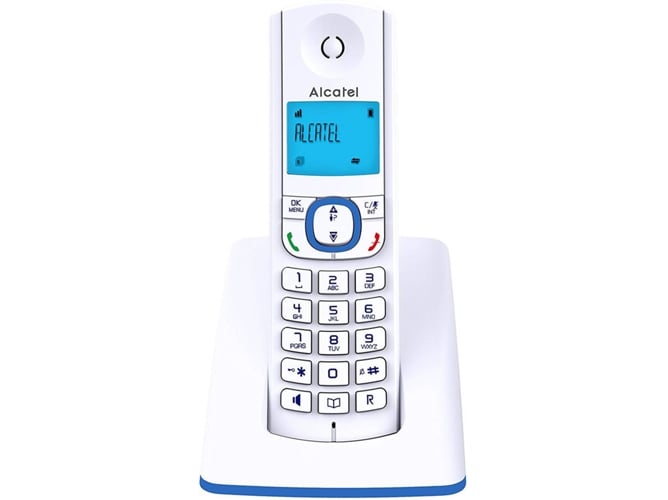 Teléfono fijo Sin Cable ALCATEL F530 azul