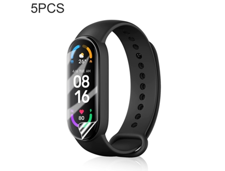 5 piezas para Xiaomi Mi Band 7/7 NFC HD Película suave de TPU de pantalla completa a prueba de arañazos