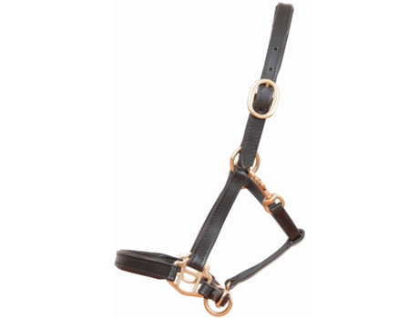 Cabezada para potro o mini caballo de cuero T de T