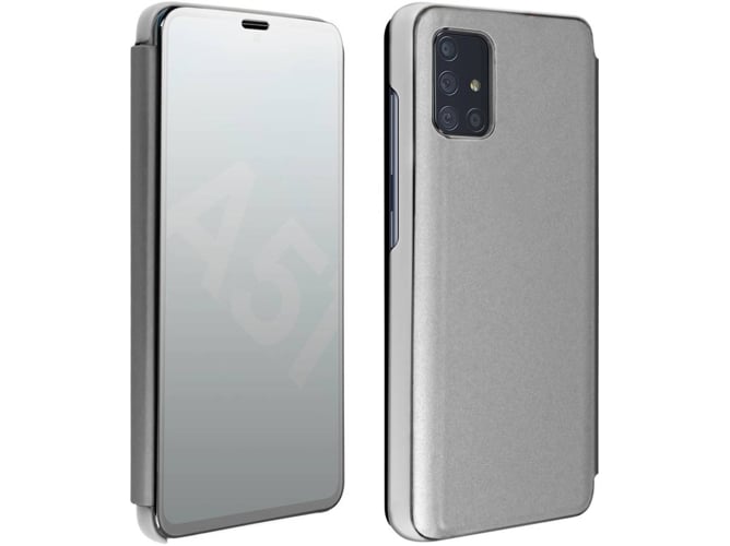 Funda Samsung Galaxy A51 AVIZAR View Plateado