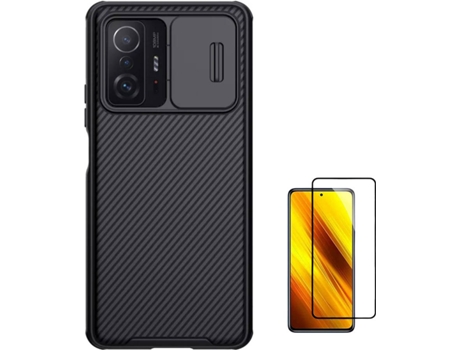 Funda + Protector de Pantalla Xiaomi 11T Pro Nillkin Camshield Negro